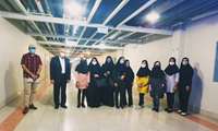 بازدید دانشجویان مستعد از شرکت صنایع شیر پاک مشهد
